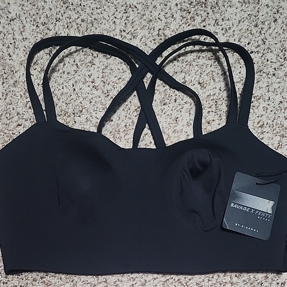Savage X Fenty Black Sports Bra
